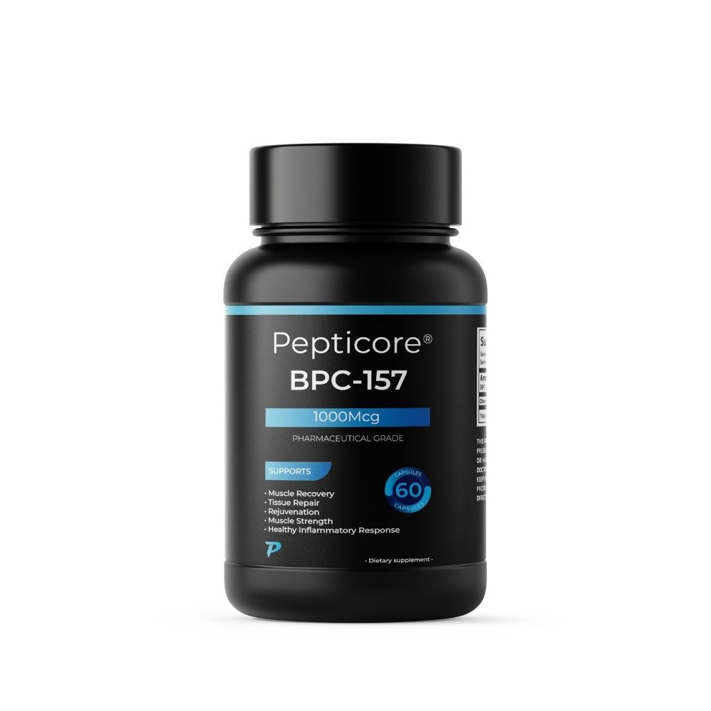 Pepticore BPC-157 Oral Peptide – 99.9% Pure Wellness Support Supplement | 60 Capsules